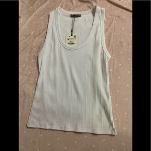 Zara Ribbed Tank Top.